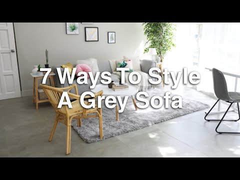 7 Ways To Style A Grey Sofa | MF Home TV