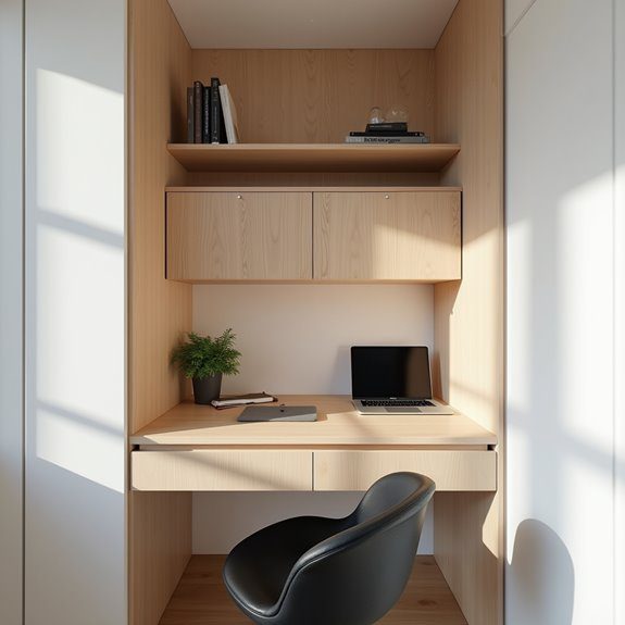 clever closet workspace design