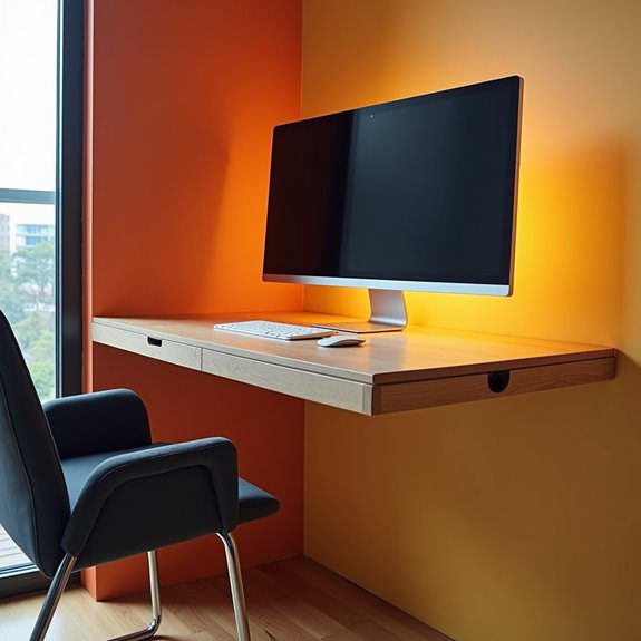 colorful sturdy desk features