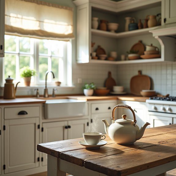 cozy farmhouse gathering kitchen