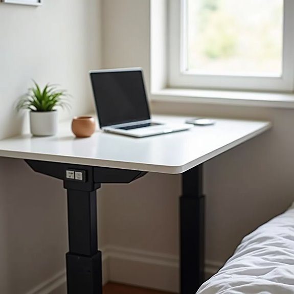 electric corner standing desk