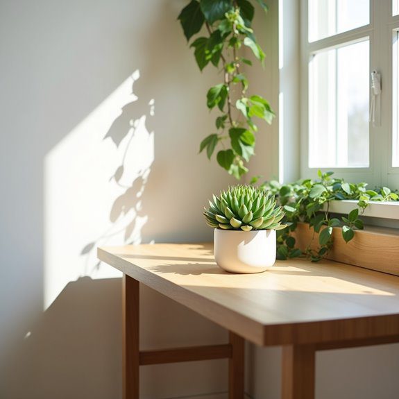 enhance workspace with greenery