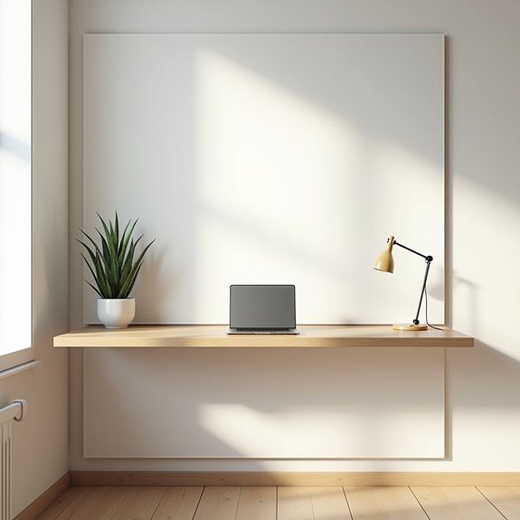floating desks for small spaces
