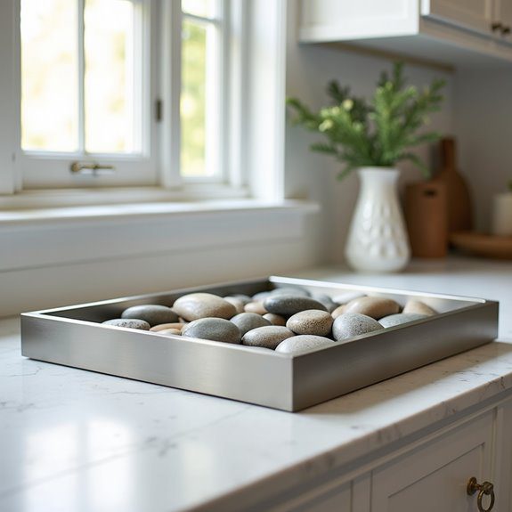mixed stone and metal