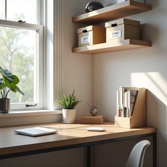 organize tech and seasonal supplies
