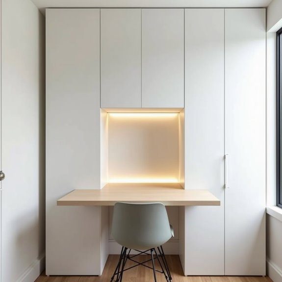 space saving folding desk