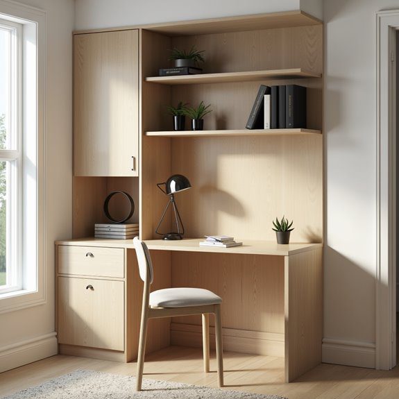 stylish space saving corner desk