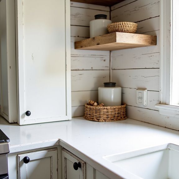 textured farmhouse kitchen elements