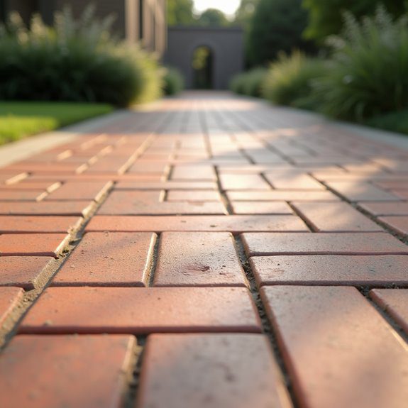 timeless durable brick walkways