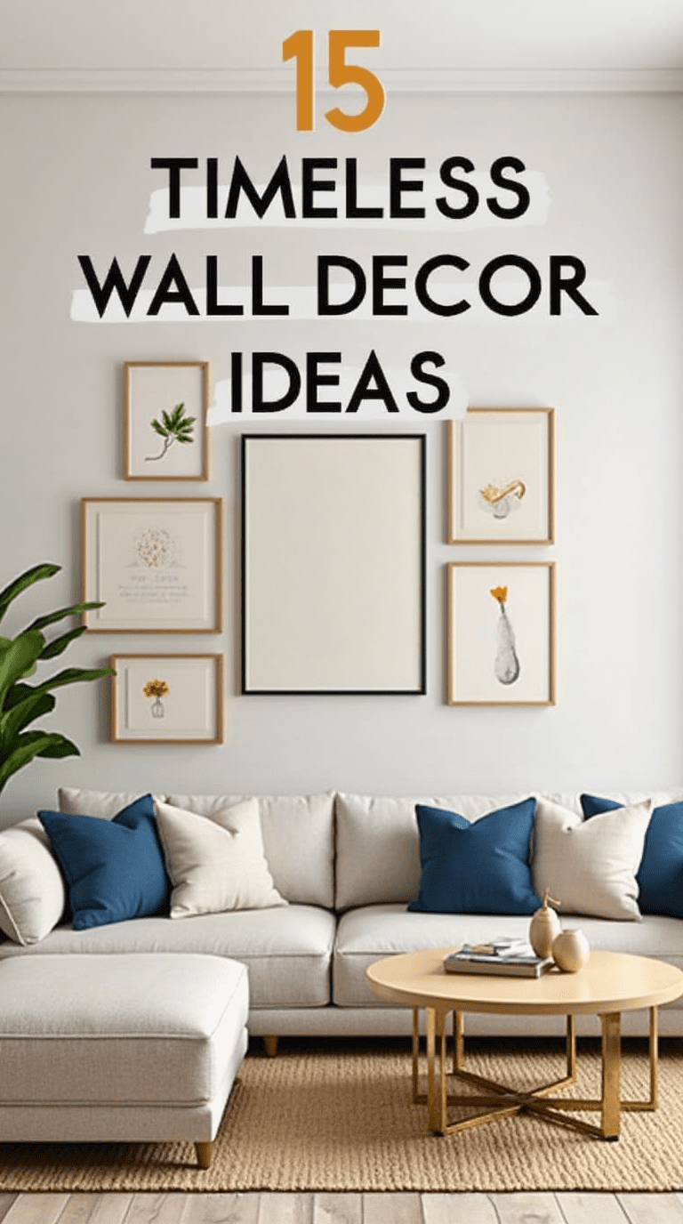 15 Timeless Wall Decor Ideas To Transform Your Home Decor