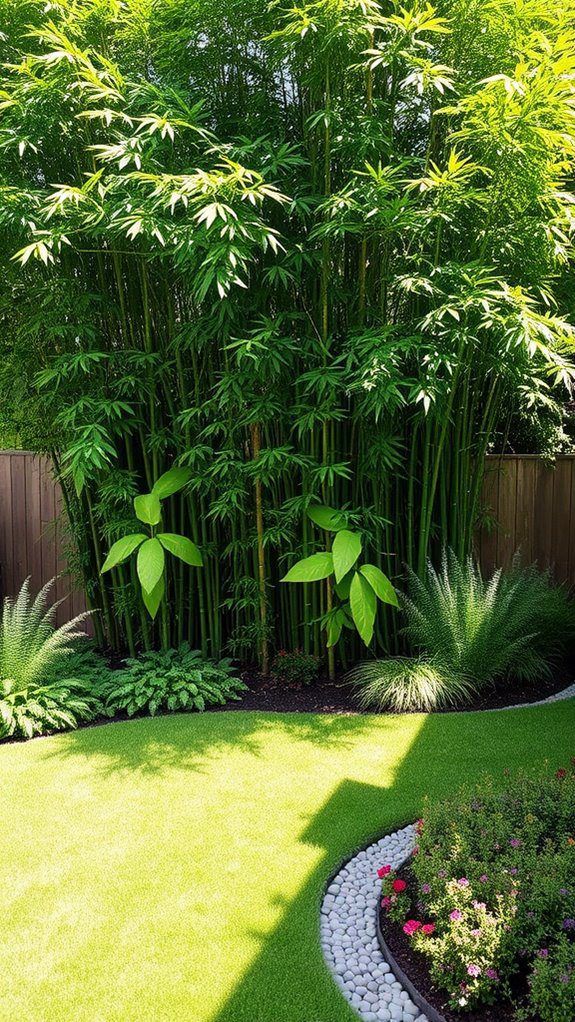 natural privacy landscaping solution