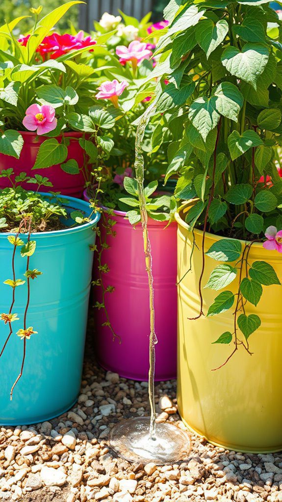bucket based irrigation system