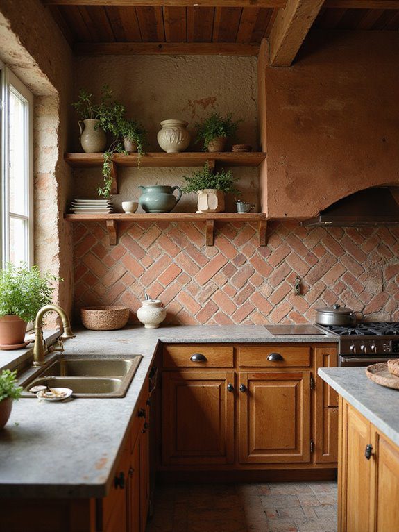 charming rustic kitchen backsplashes