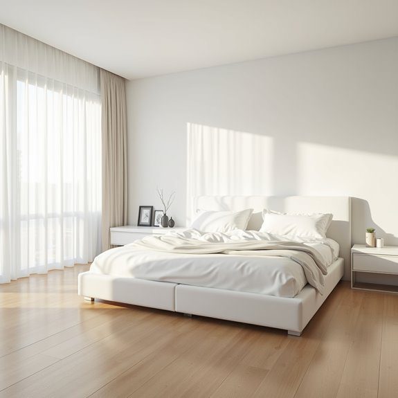 clear and organized floors