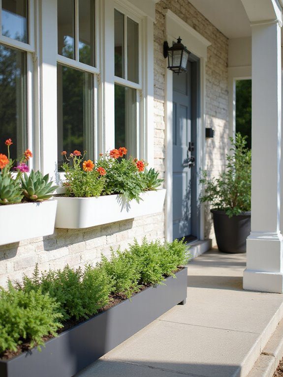 colorful window boxes thrive