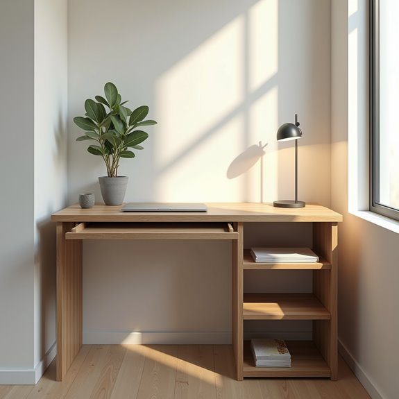 compact corner desk solution