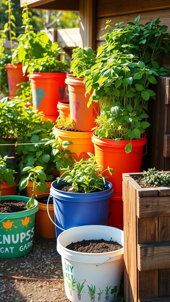 composting using bucket method