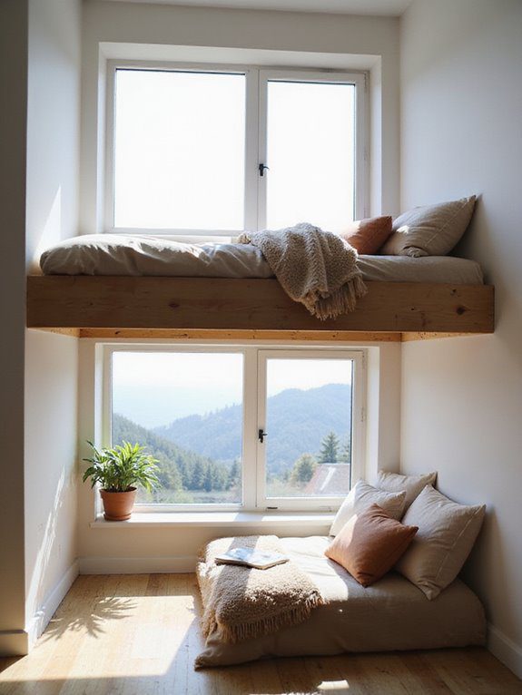 cozy loft bed design