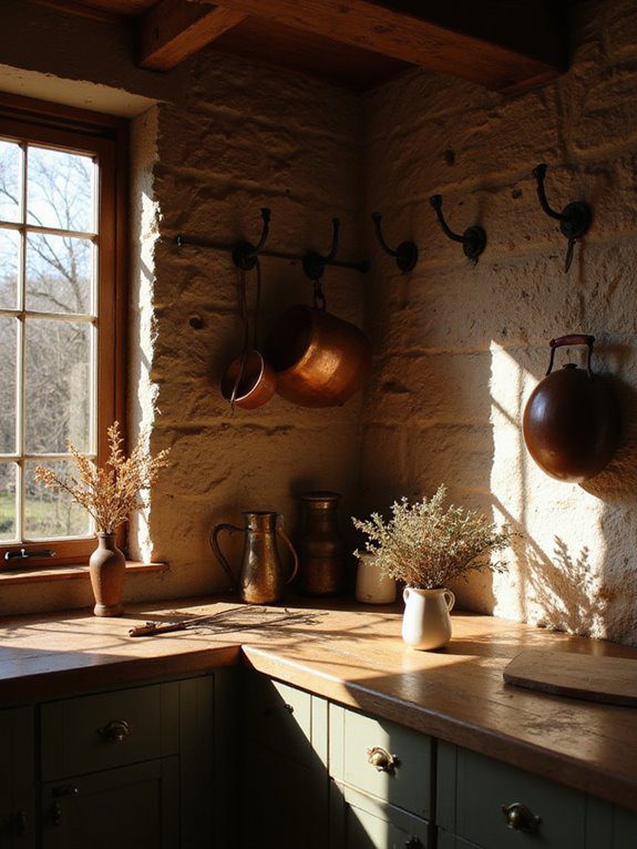 cozy rustic kitchen warmth