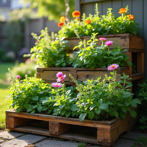 eco friendly recycled garden design