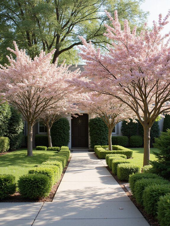 flowering trees enhance curb appeal