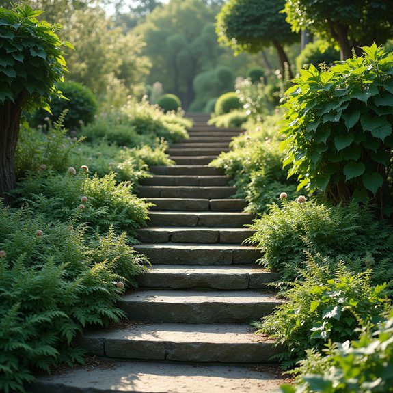 ivy covered garden sanctuary