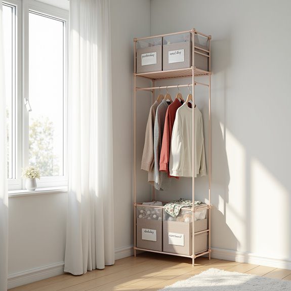 maximize closet ceiling storage