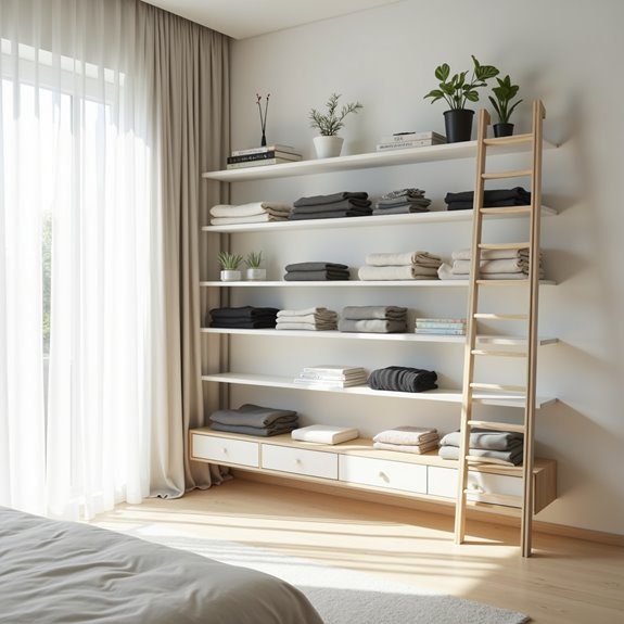 maximize space with vertical storage