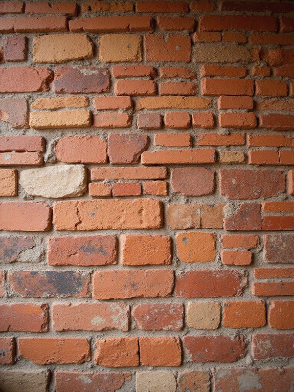 rustic exposed brick charm