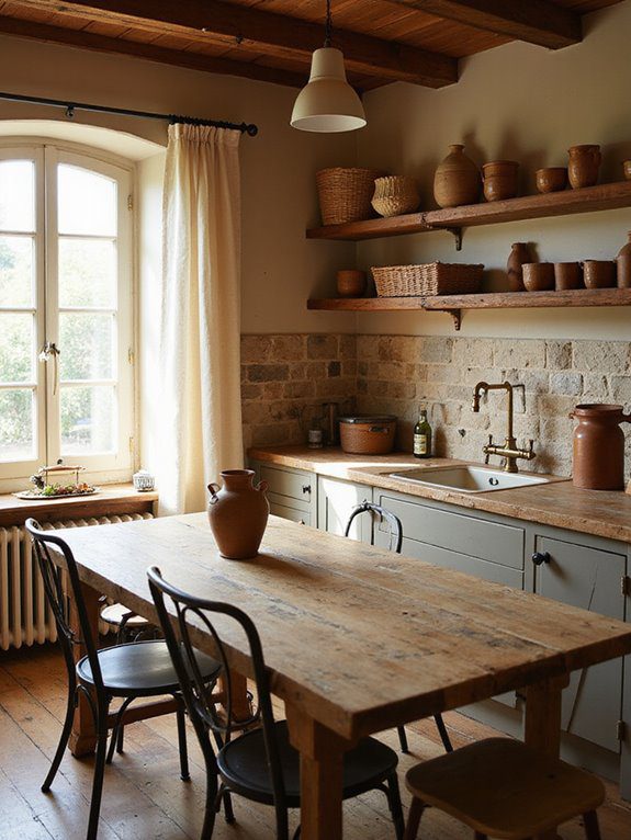 rustic warmth and authenticity