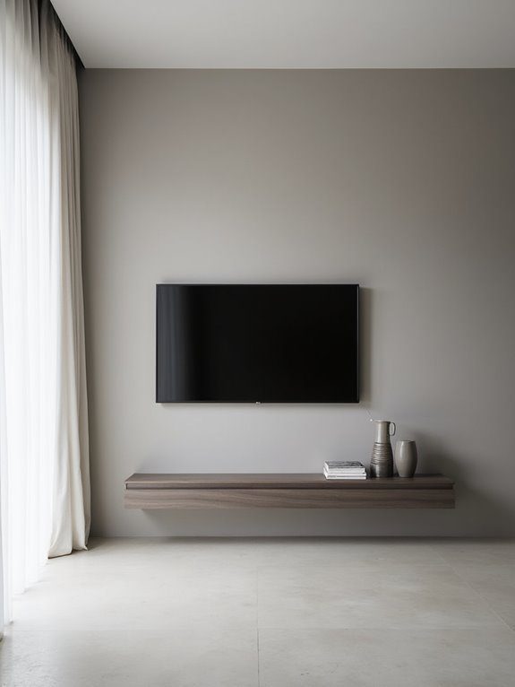 space saving tv wall mount