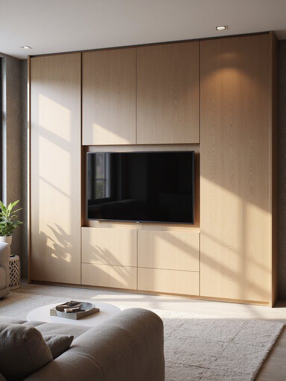 stylish tv concealment ideas