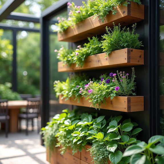 tiered vertical garden benefits