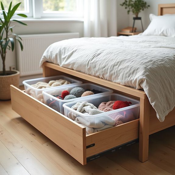 under bed seasonal storage solution