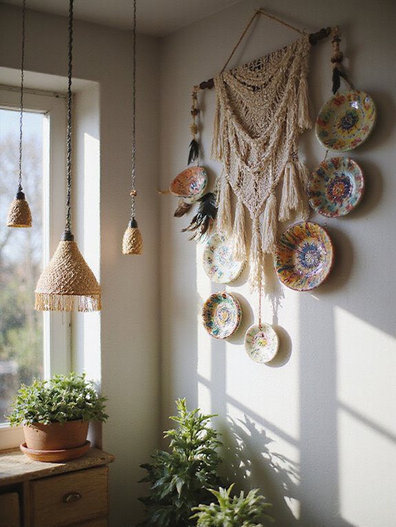 unique boho kitchen decor