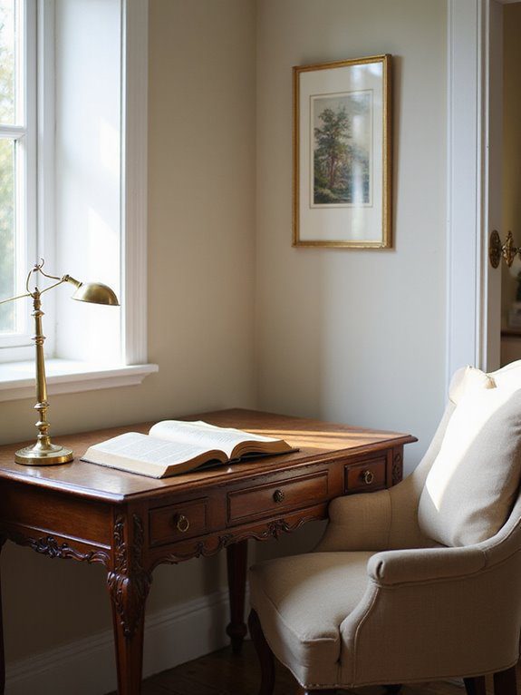 vintage study table charm
