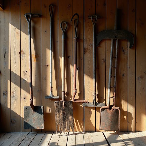 vintage tool gallery display