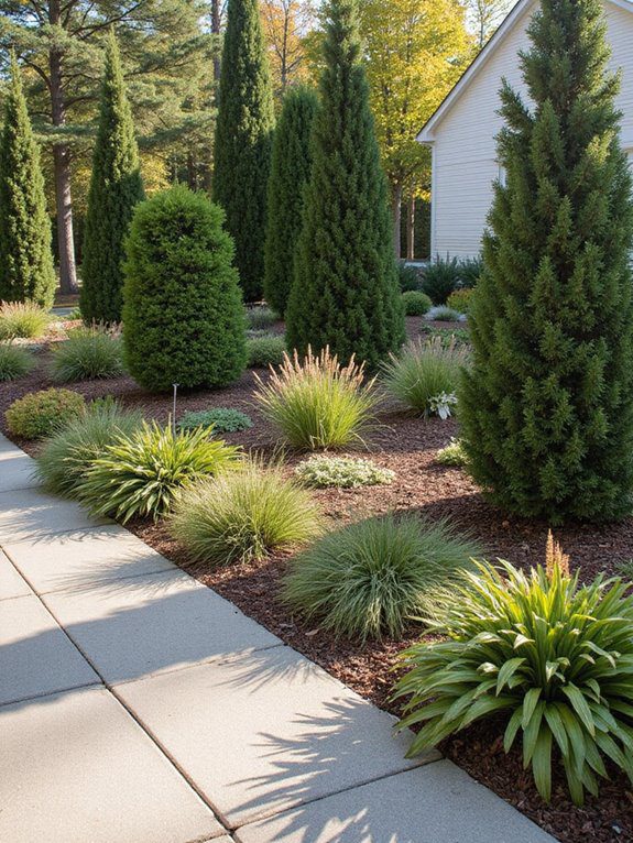 year round colorful garden design