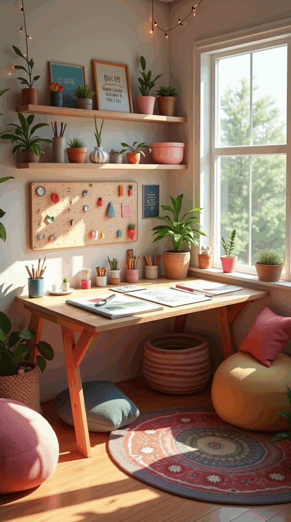 Craft an art & hobby area
