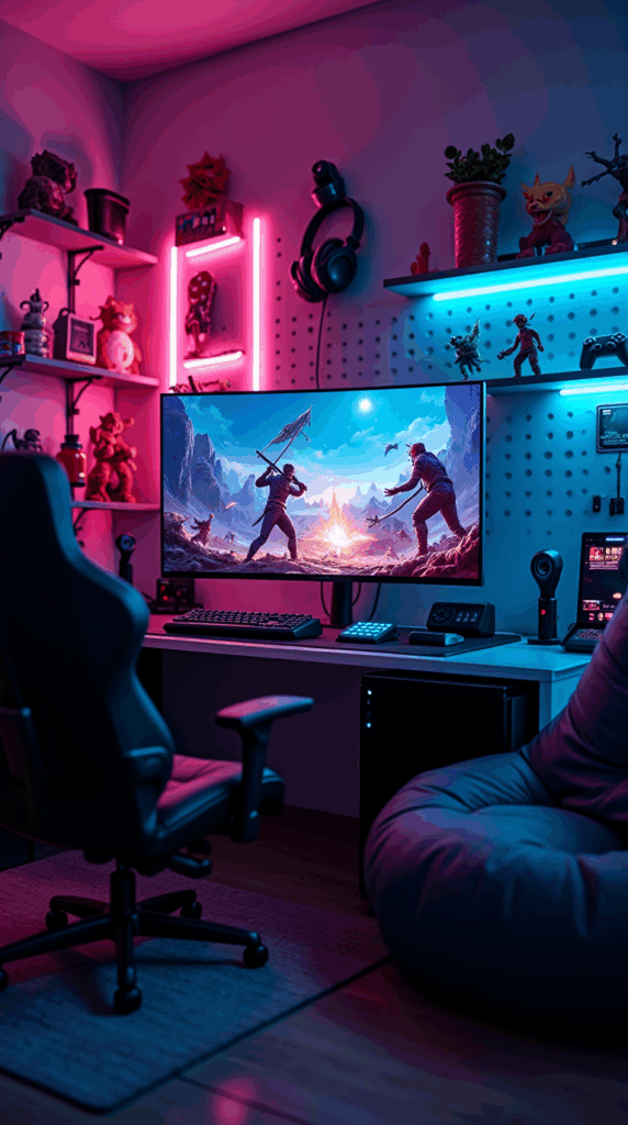 Level up with a video game room
