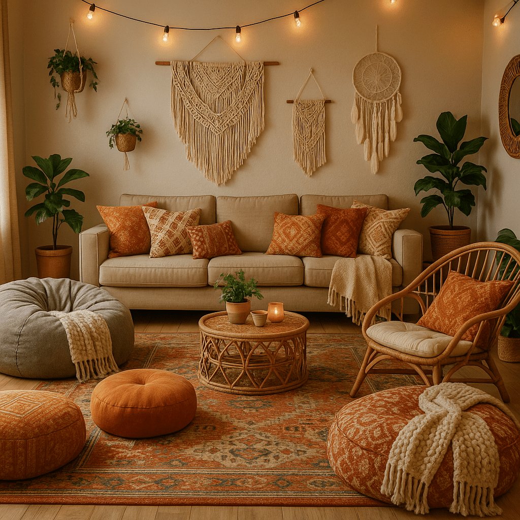 Try a boho feel