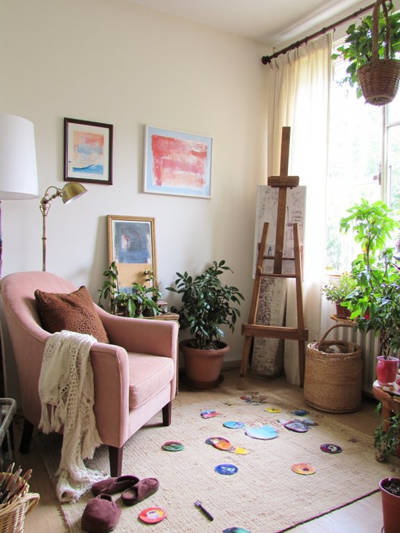 artistic cozy creative haven