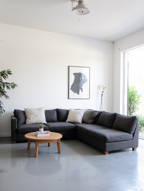 calm inviting minimalist space
