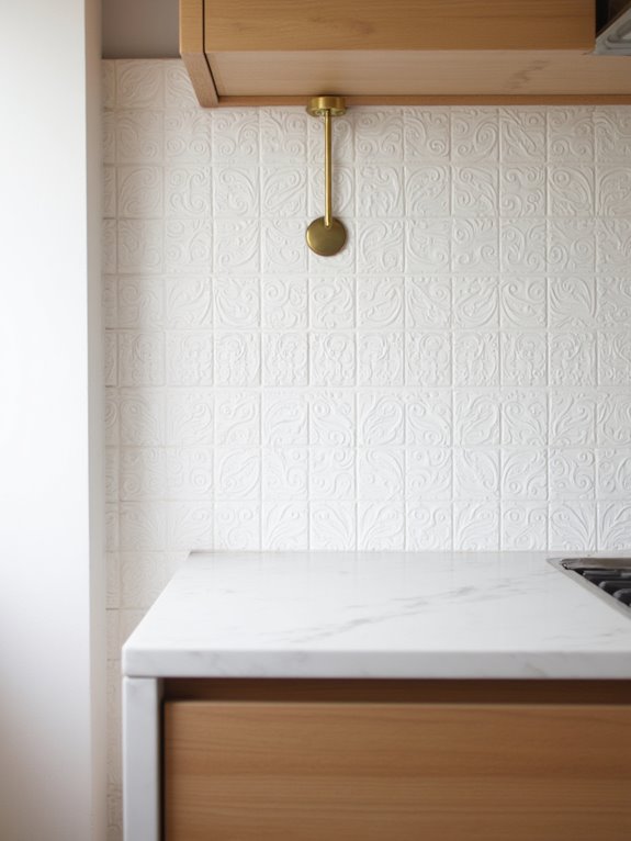chalky white kitchen artistry
