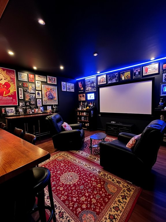 cinematic decor for man cave