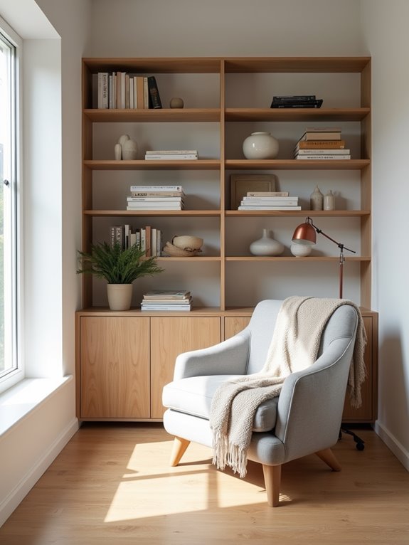 clutter free scandinavian inspired design