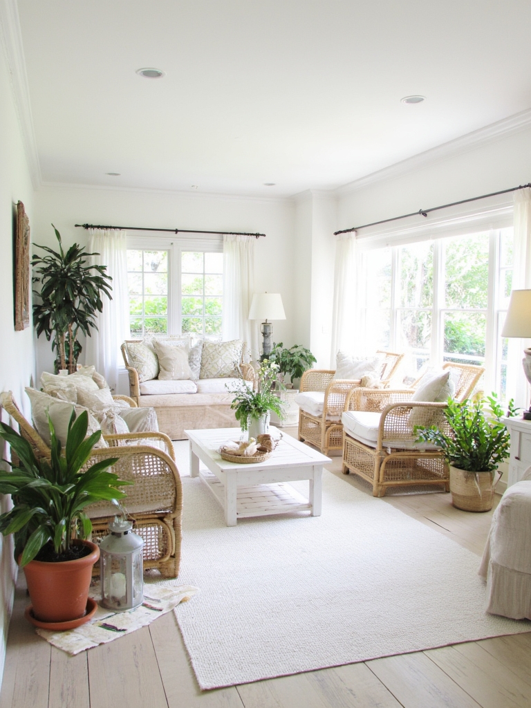coastal farmhouse airy vibe