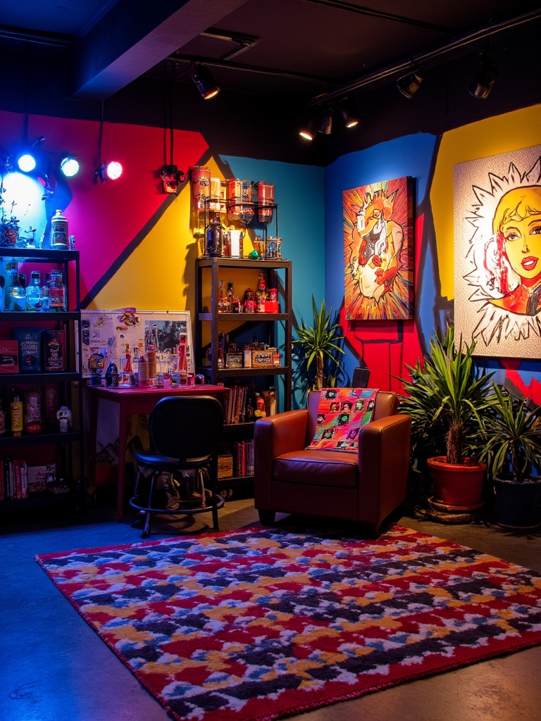 colorful creative art sanctuary