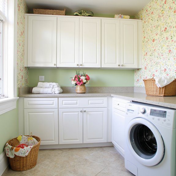 colorful wallpaper and paint