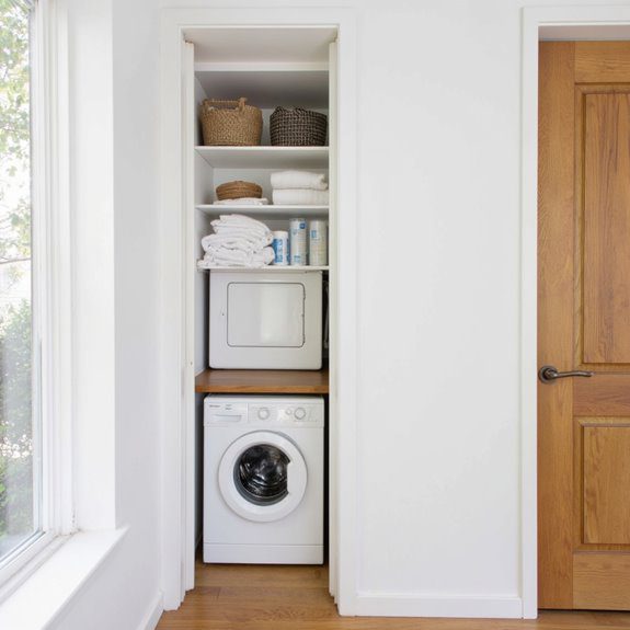 compact closet laundry solution
